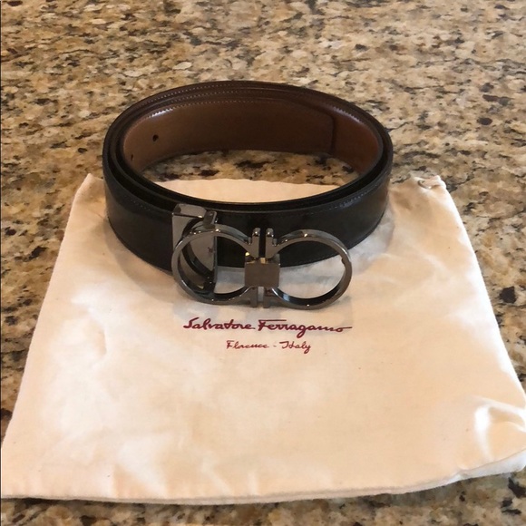 Salvatore Ferragamo Other - Salvatore Ferragamo Reversible Leather Belt